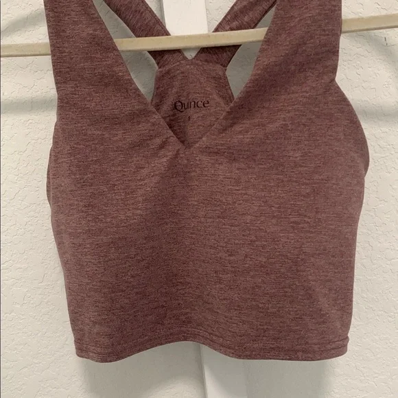 Quince Maroon Crop Top - Picture 2 of 8